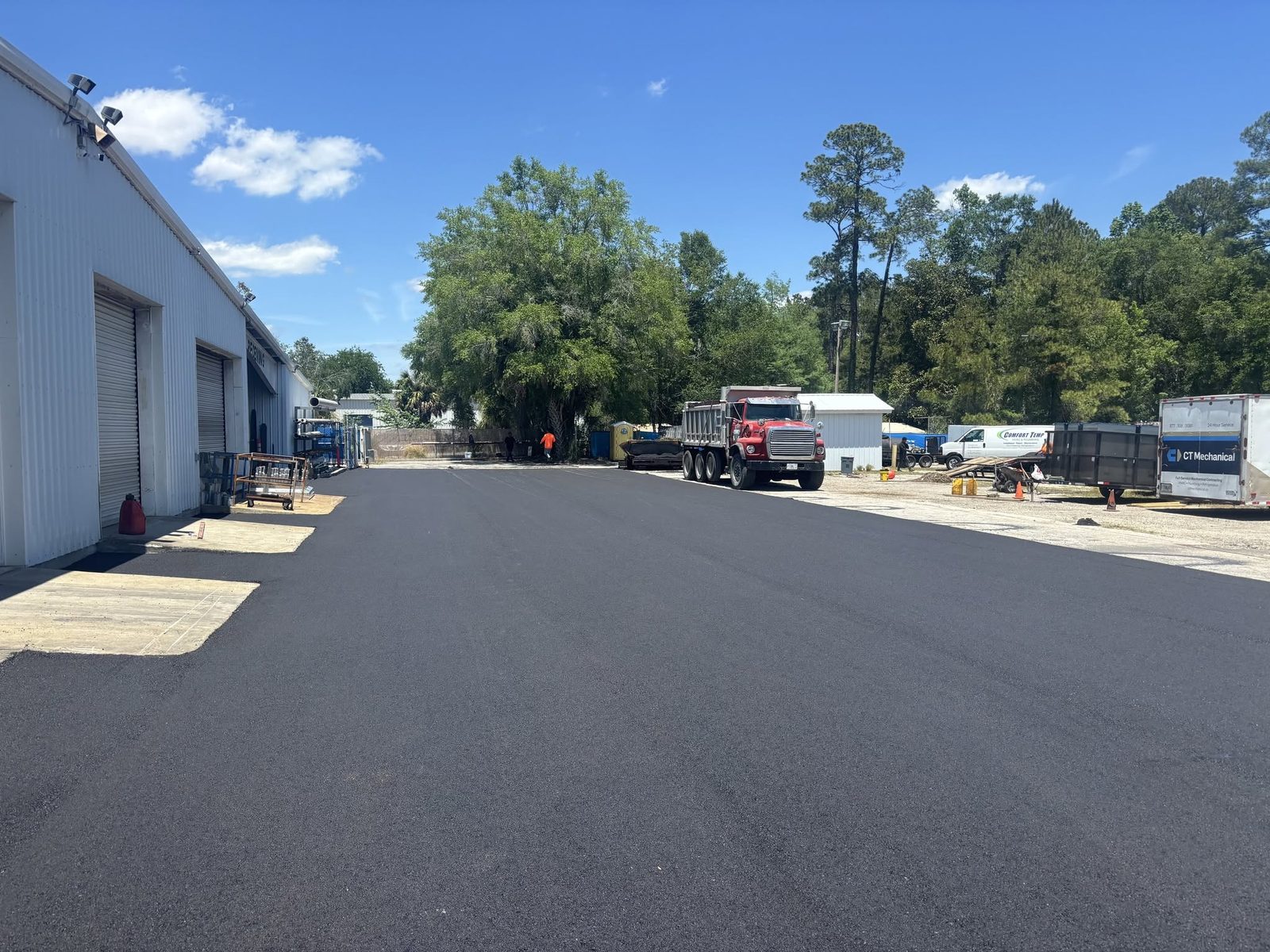 Industrial yard repave, an Armour Asphalt project