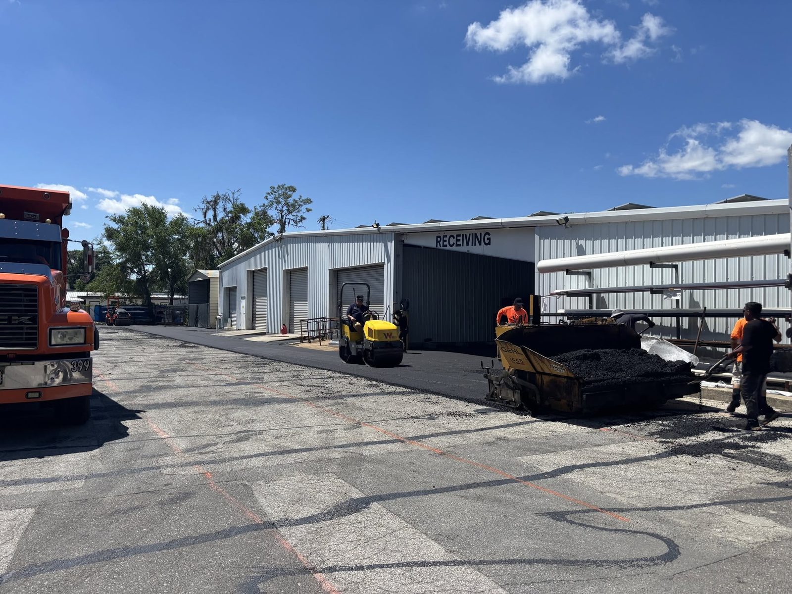 Receiving dock repave, an Armour Asphalt project