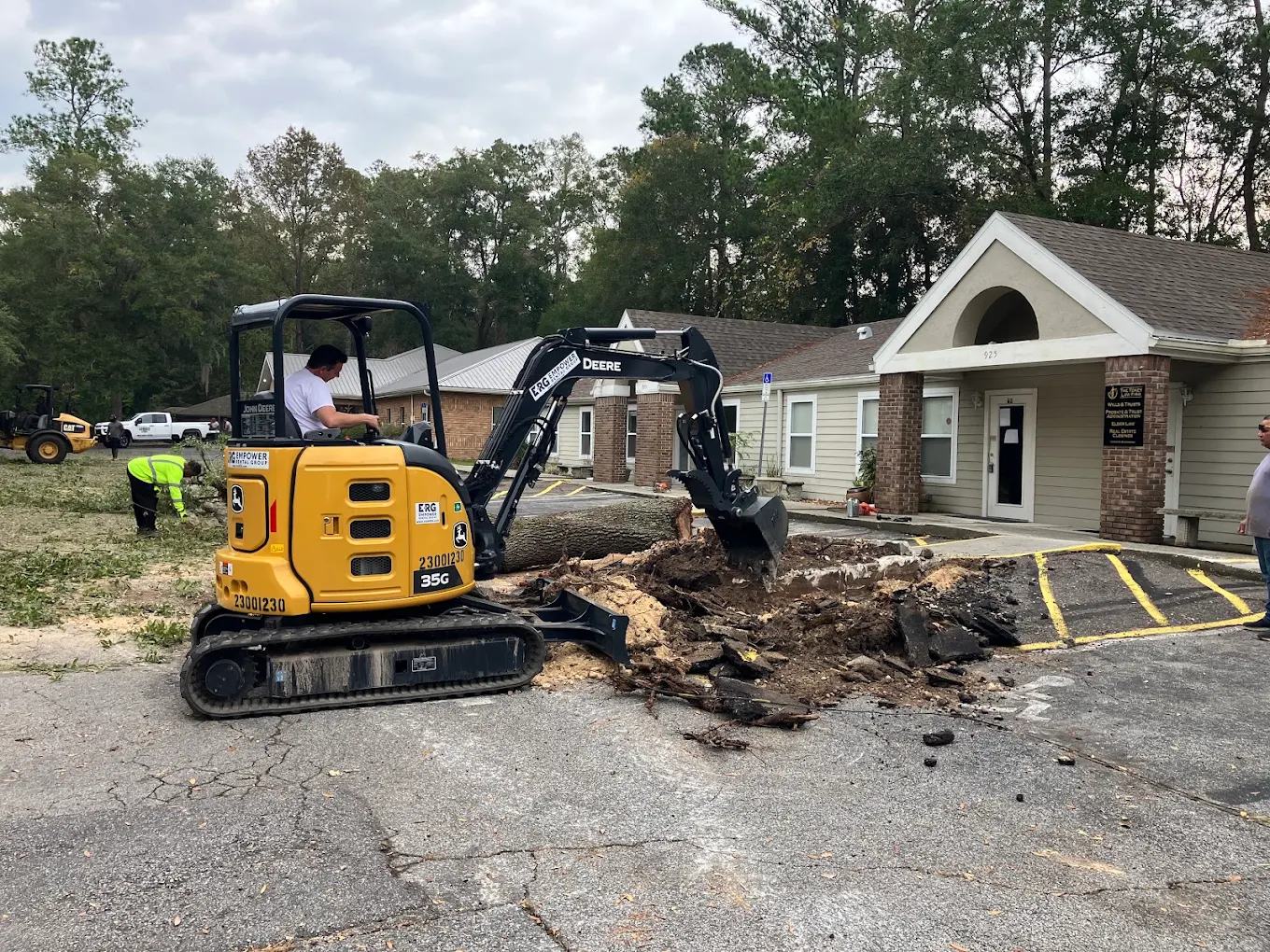 Root damage dig-out, an Armour Asphalt project