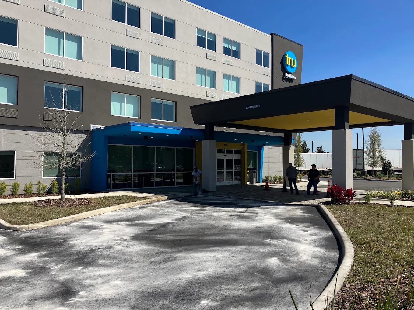 Hotel entrance drive, an Armour Asphalt project