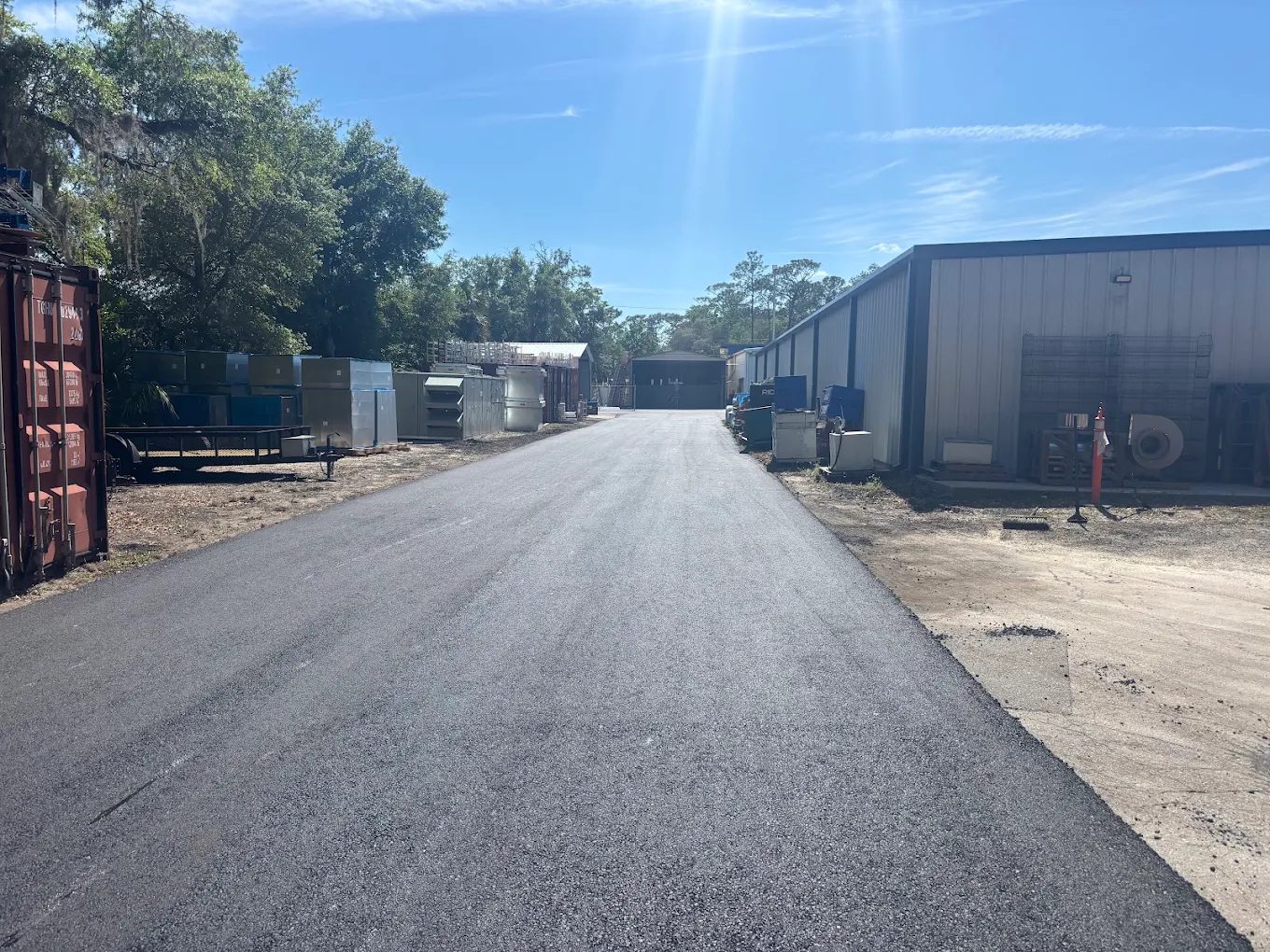 Warehouse lane, an Armour Asphalt project